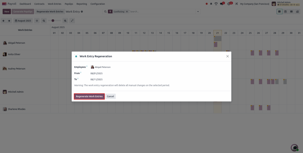 Screenshot_ regenerate work entry_create_view