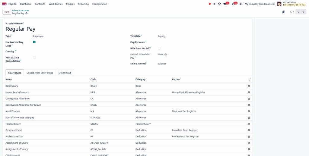 Screenshot_ salary structures _form_view