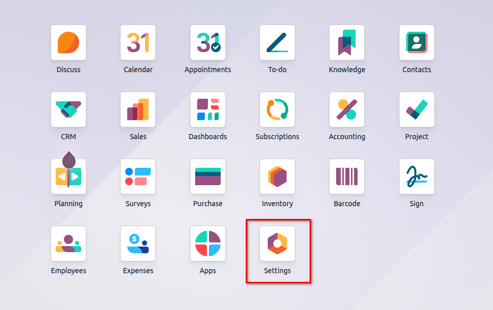 Odoo Subscription after activation