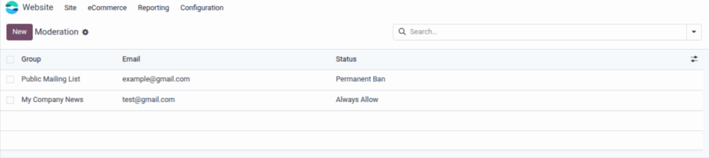 Odoo Website Moderation