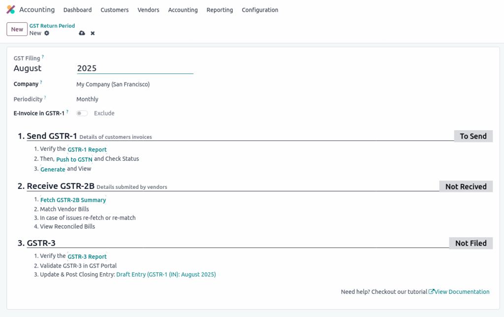 Odoo accounting_Tax return period