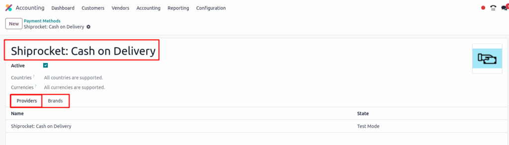 Odoo accounting_payment methods screenshot