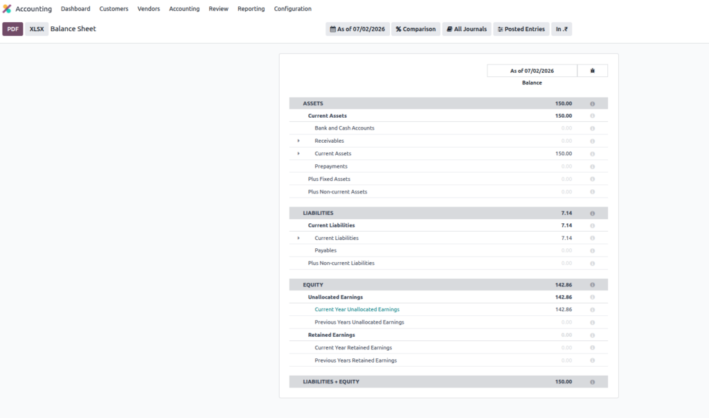 Odoo 18 Accounting EE odoo_accounting_balance_sheet