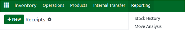 Odoo Reports  Access the Move Analysis Report