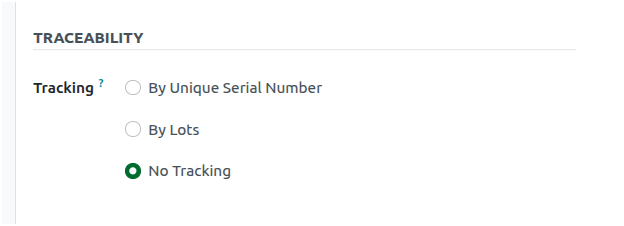 Odoo Inventory Product No Tracking Tracability