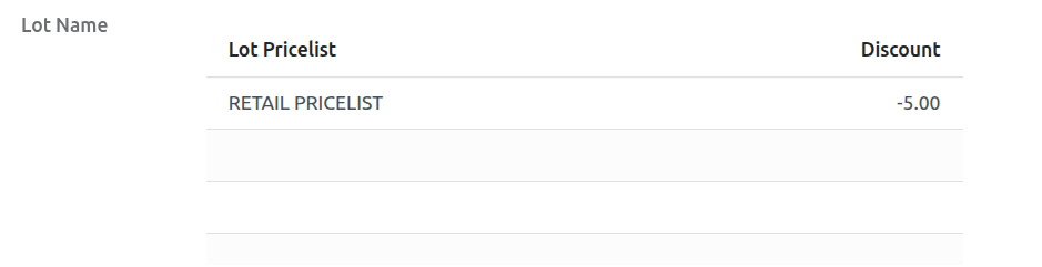 Odoo Lot or Serial Numbers Lot Name 