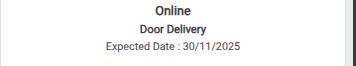 Odoo POS Bill Delivery Date
