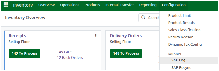 Odoo B2B Invoice Navigation