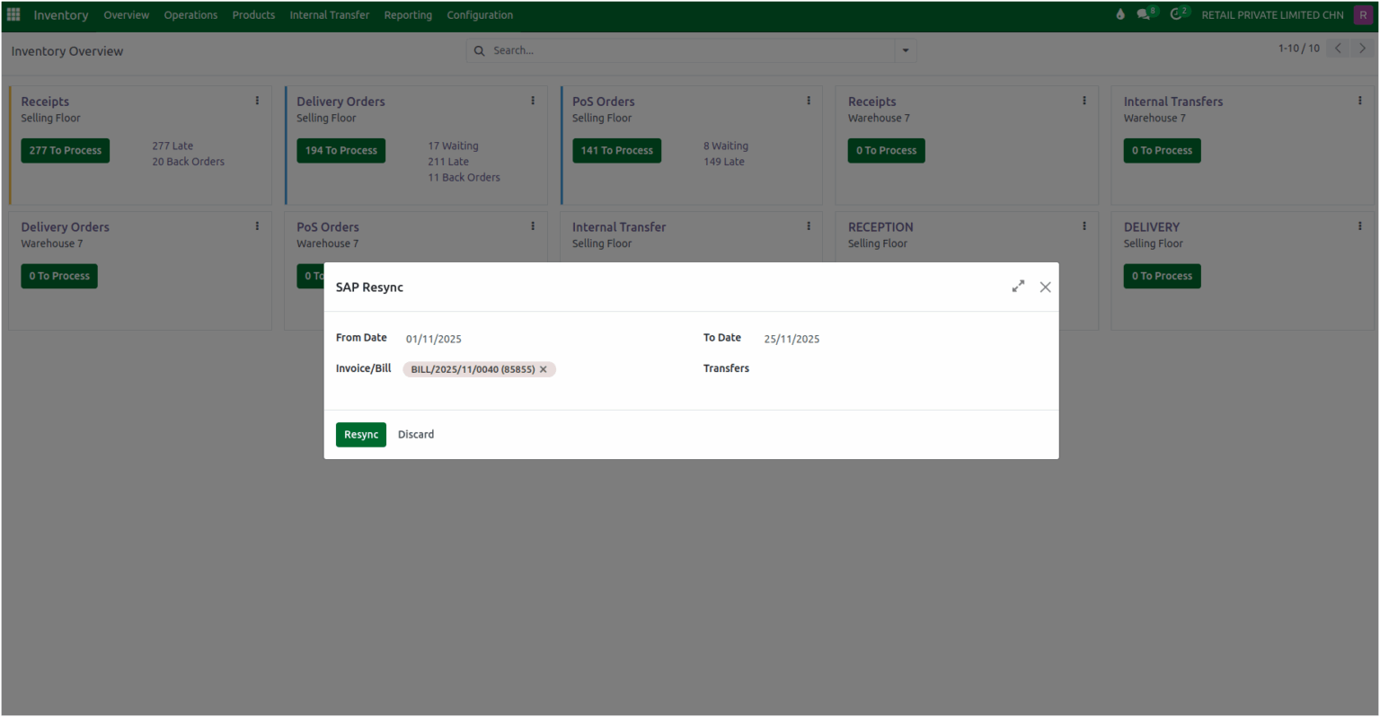 How does SAP Resync Works in Odoo - TenthPlanet Technologies