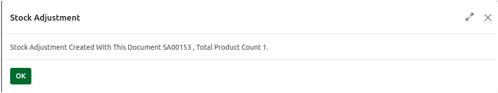 Odoo Inventory StockTake Consolidate Entries