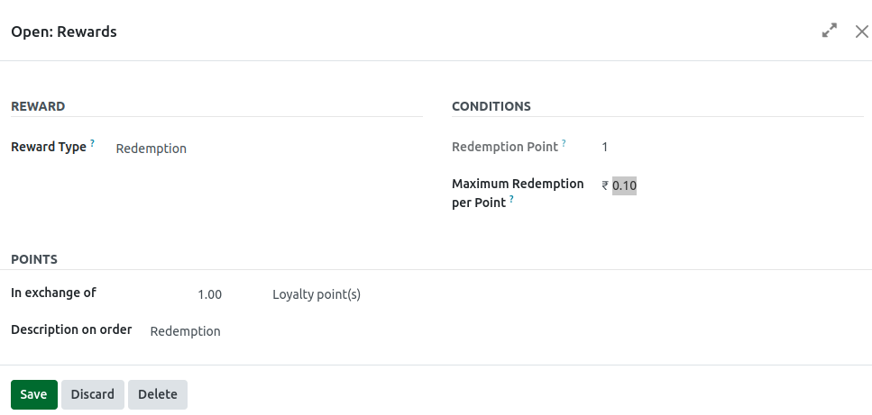 Odoo Master Loyalty Points Rewards