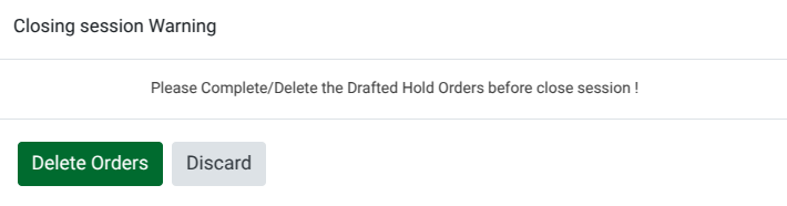 Odoo POS Ongoing order