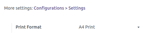 Odoo Point of Sales Print Receipt Configuration