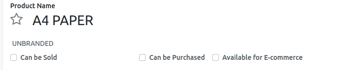Odoo Product Checkbox Disable
