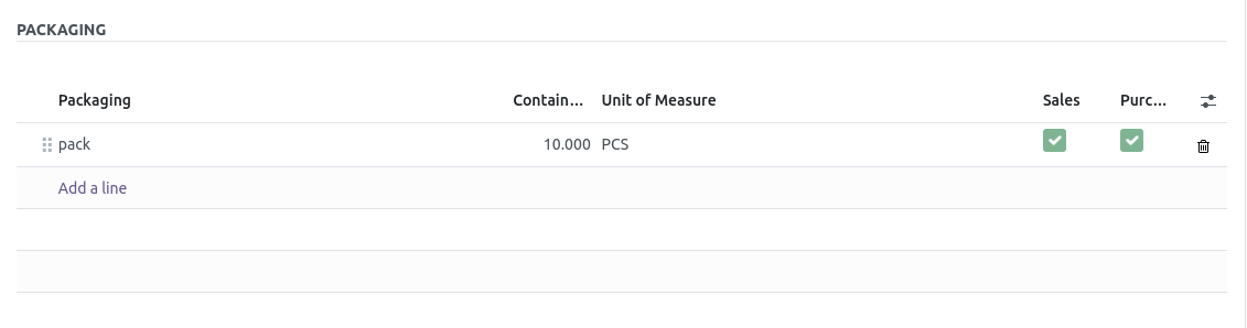 How to Manage Packaging Details When Creating a Purchase order in Odoo ...