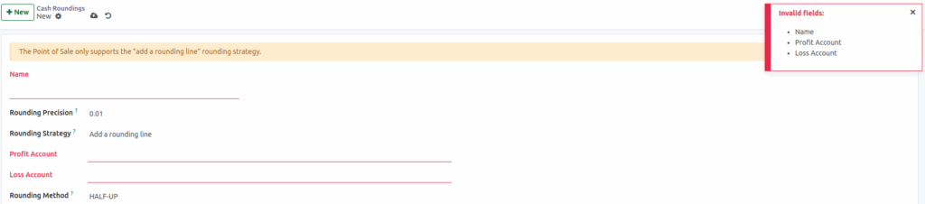 Odoo Invoicing Cash RoundingMandatory