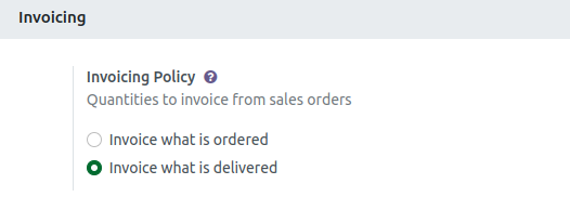 Odoo Sales Invoicing Configure