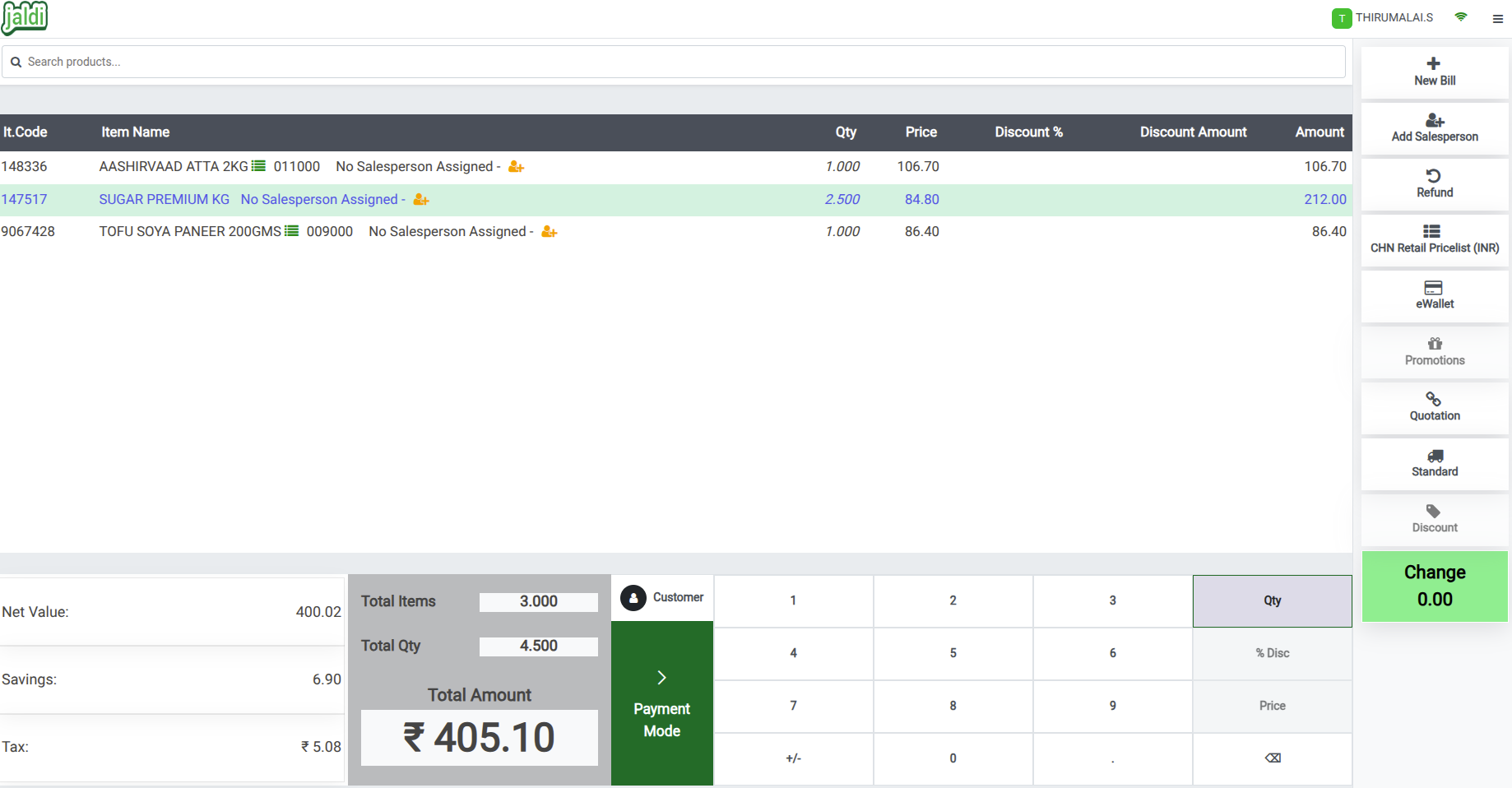 Odoo Grocery Retail - POS Cart Odoo Grocery Retail - POS Cart